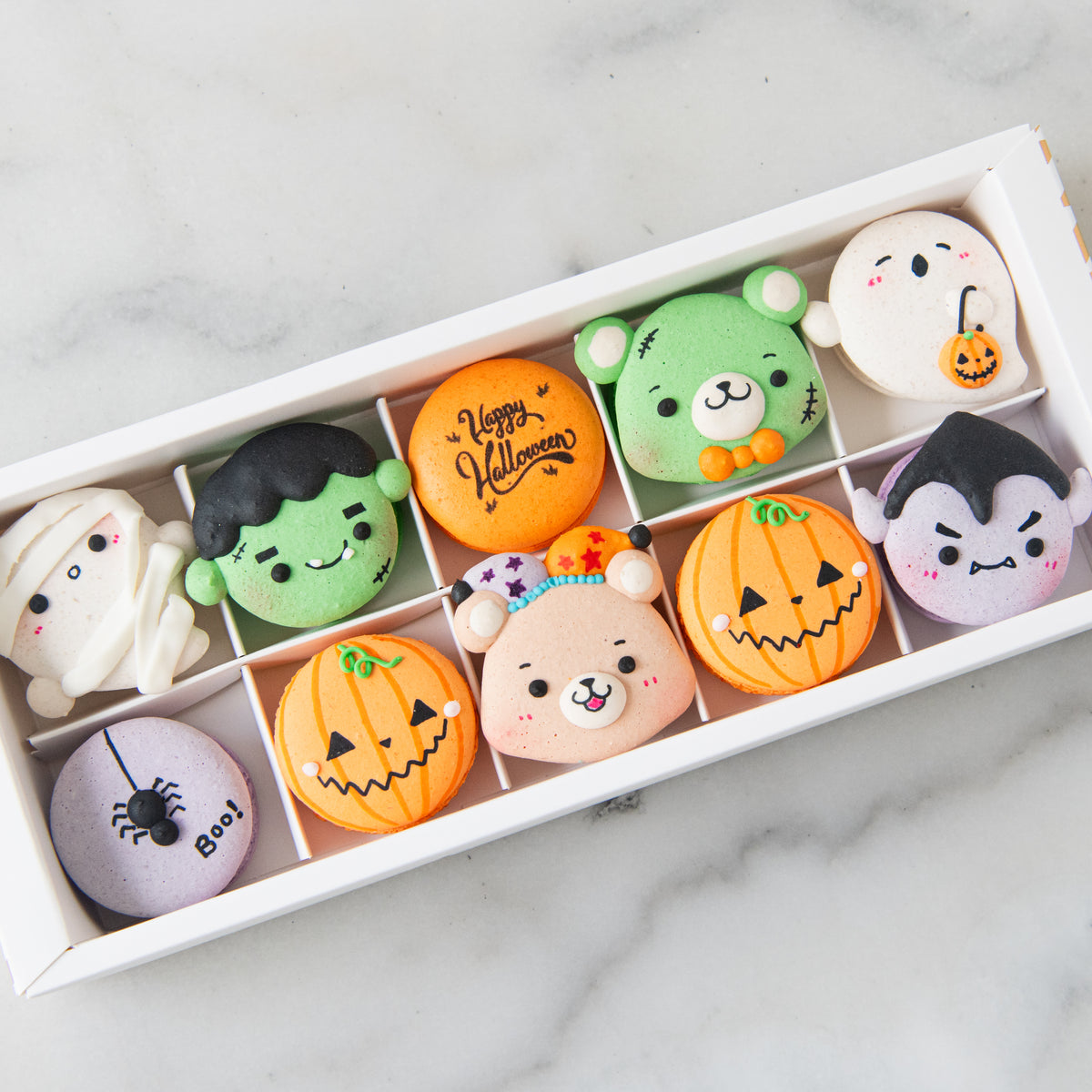Happy Halloween | 10in1 Wicked Monster Bites Macaron | $45.80 Nett