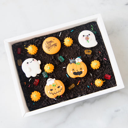 Happy Halloween |  Horrifyingly Cute Macaron Brownie | $51.80 Nett