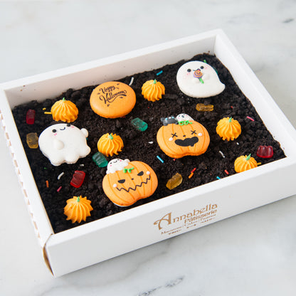 Happy Halloween |  Horrifyingly Cute Macaron Brownie | $51.80 Nett