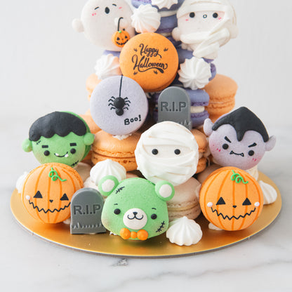 Happy Halloween | The monstrous gang Macaron Tower | $158 Nett