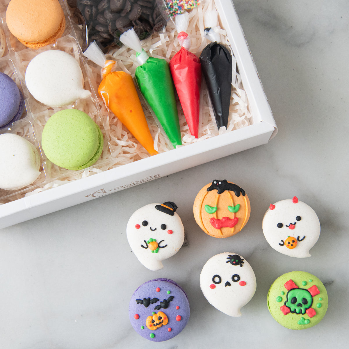 Happy Halloween | Halloween DIY Macaron Set | $19.90 Nett only