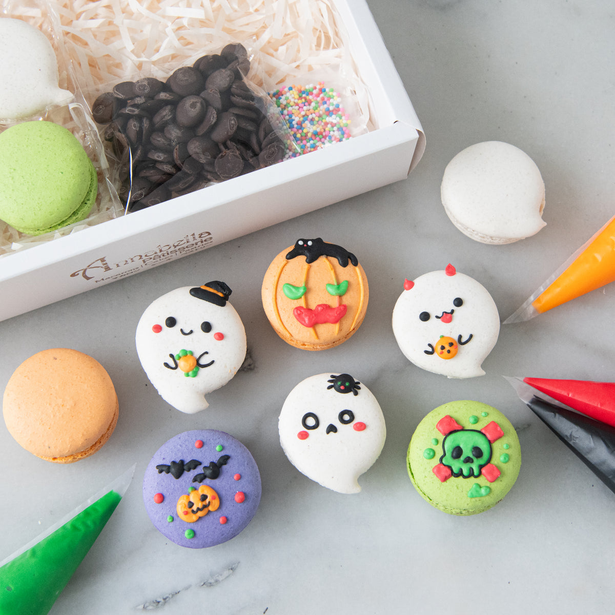 Happy Halloween | Halloween DIY Macaron Set | $19.90 Nett only