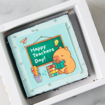 Happy Teacher's Day | Capy’s Classroom Petite Brownie | $9.80 Nett