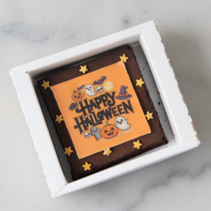 Happy Halloween | Trick or Treat Petite Brownie 8x8 | $9.80 Nett