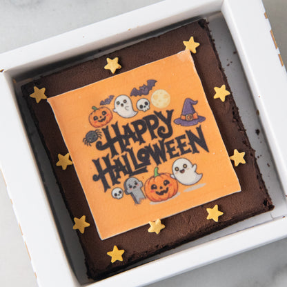 Happy Halloween | Trick or Treat Petite Brownie 8x8 | $9.80 Nett