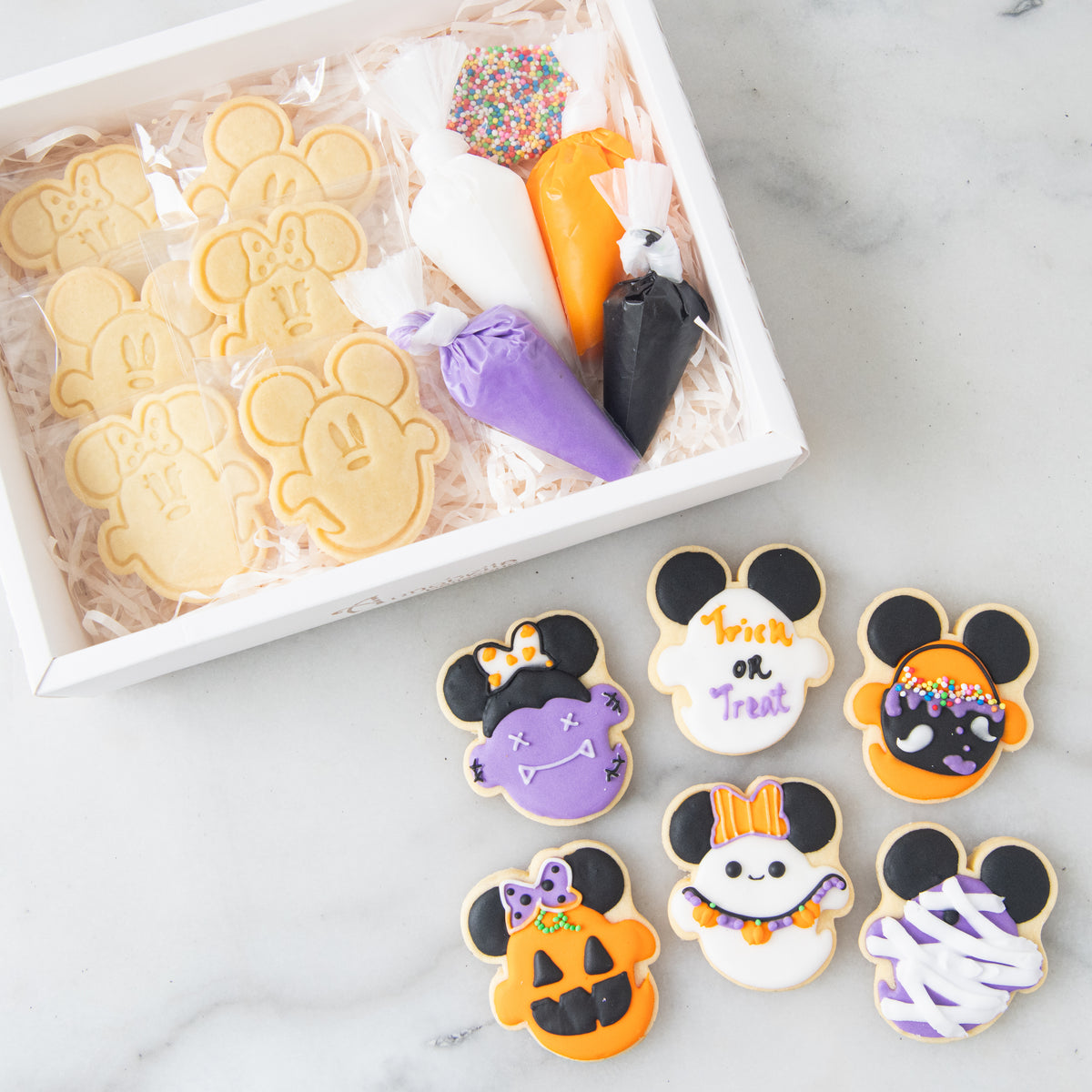Happy Halloween | Disney Halloween Mickey Minnie Diy Cookies | $23.90 Nett