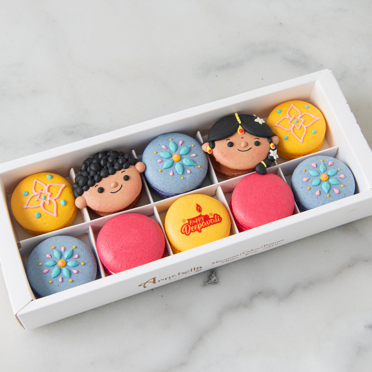 Happy Deepavali | Sweet Memories 10in1 Macarons set | $39.90 Nett