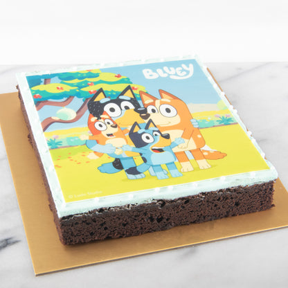 Bluey Fudgy Big Brownie 18x18cm | $45.80 Nett