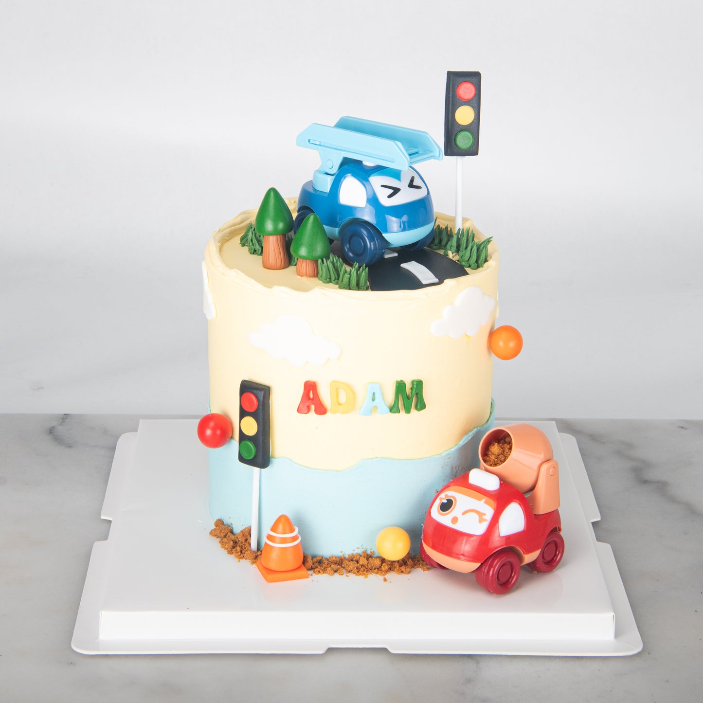 Customized Cake - Vroom Vroom Adventure Cake