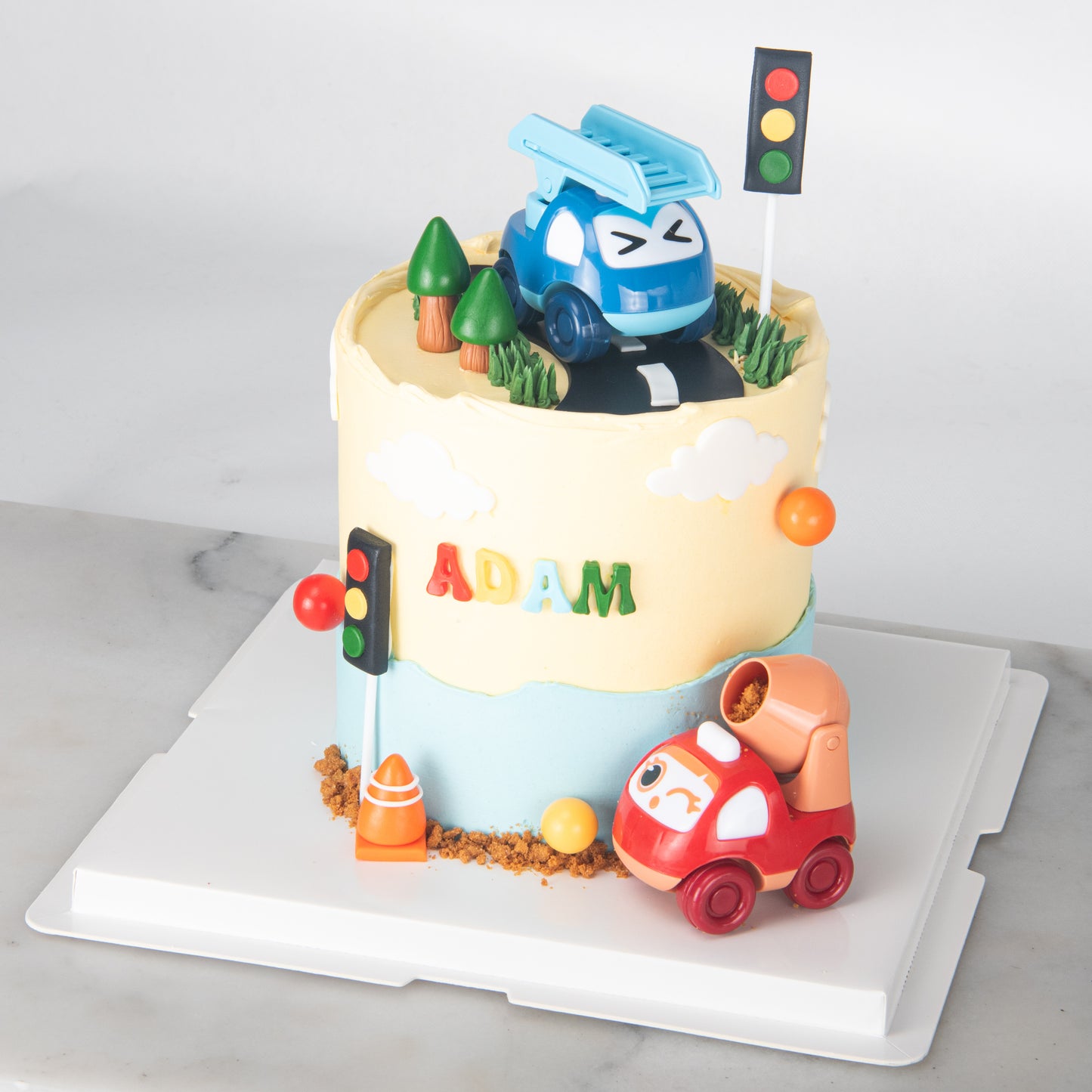 Customized Cake - Vroom Vroom Adventure Cake
