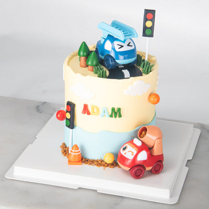Customized Cake - Vroom Vroom Adventure Cake