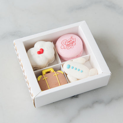 Limited Edition | Bon Voyage 4in1 Macarons In Gift Box | $15.80 Nett