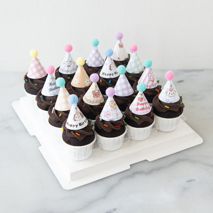 Party Hat Chocolate Mini Cupcakes 16 pcs Set | U.P $58.80 (Copy)