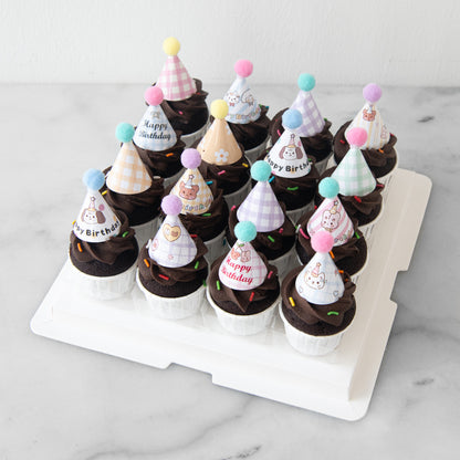 Party Hat Chocolate Mini Cupcakes 16 pcs Set | U.P $58.80 (Copy)