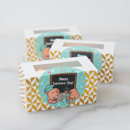 Happy Teacher's Day 2024 | Bundle of 10 Boxes x 3pcs Classic Happy Teacher's Day Box | $68 Nett