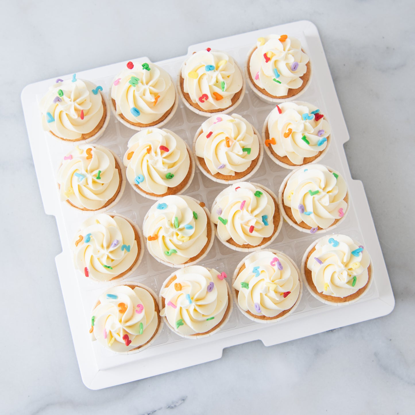 Happy Children's Day | 16pcs vanilla cupcake | $48.80