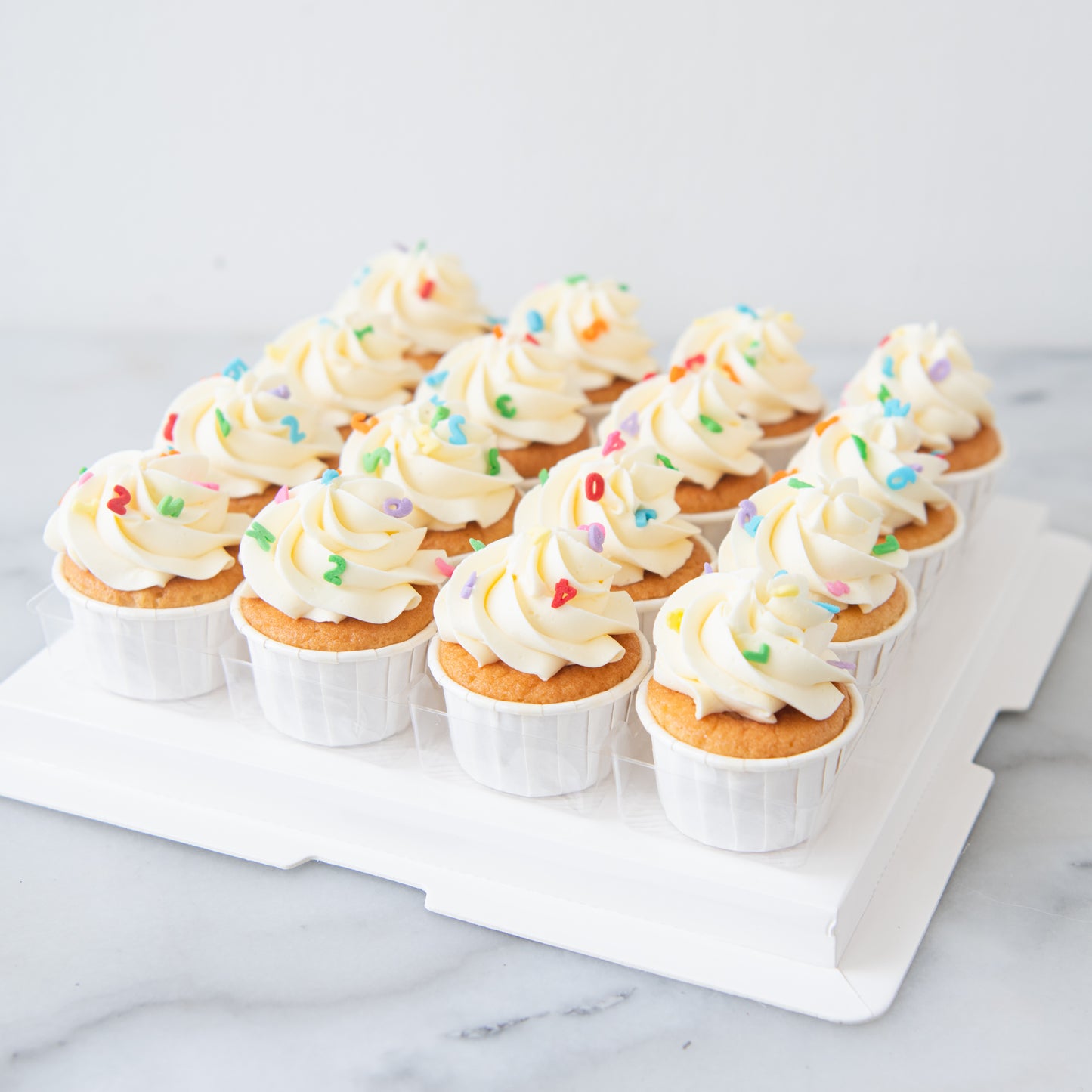 Happy Children's Day | 16pcs vanilla cupcake | $48.80