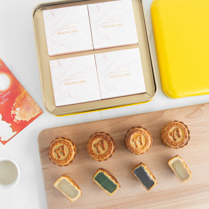 Happy Mid Autumn | Baked Traditional Mooncake 4pcs| $35.80 (U.P $108)