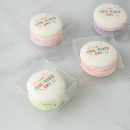 Happy Children's Day | Bundle of 10 x 1pc printed macaron | Early Bird Special | Price $35.80 nett (@$3.58)