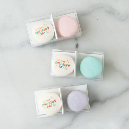Happy Children's Day | 2 pcs macaron set  | Early Bird Special | Price $7.80 nett