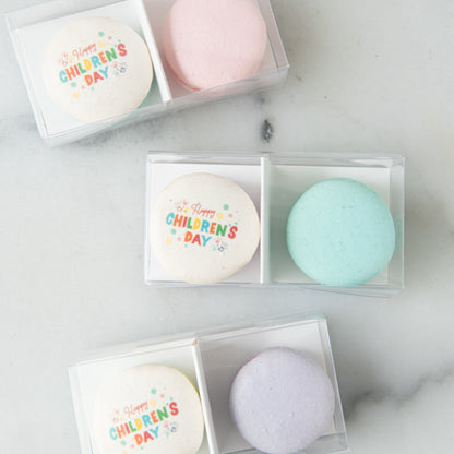 Happy Children's Day | 2 pcs macaron set  | Early Bird Special | Price $7.80 nett