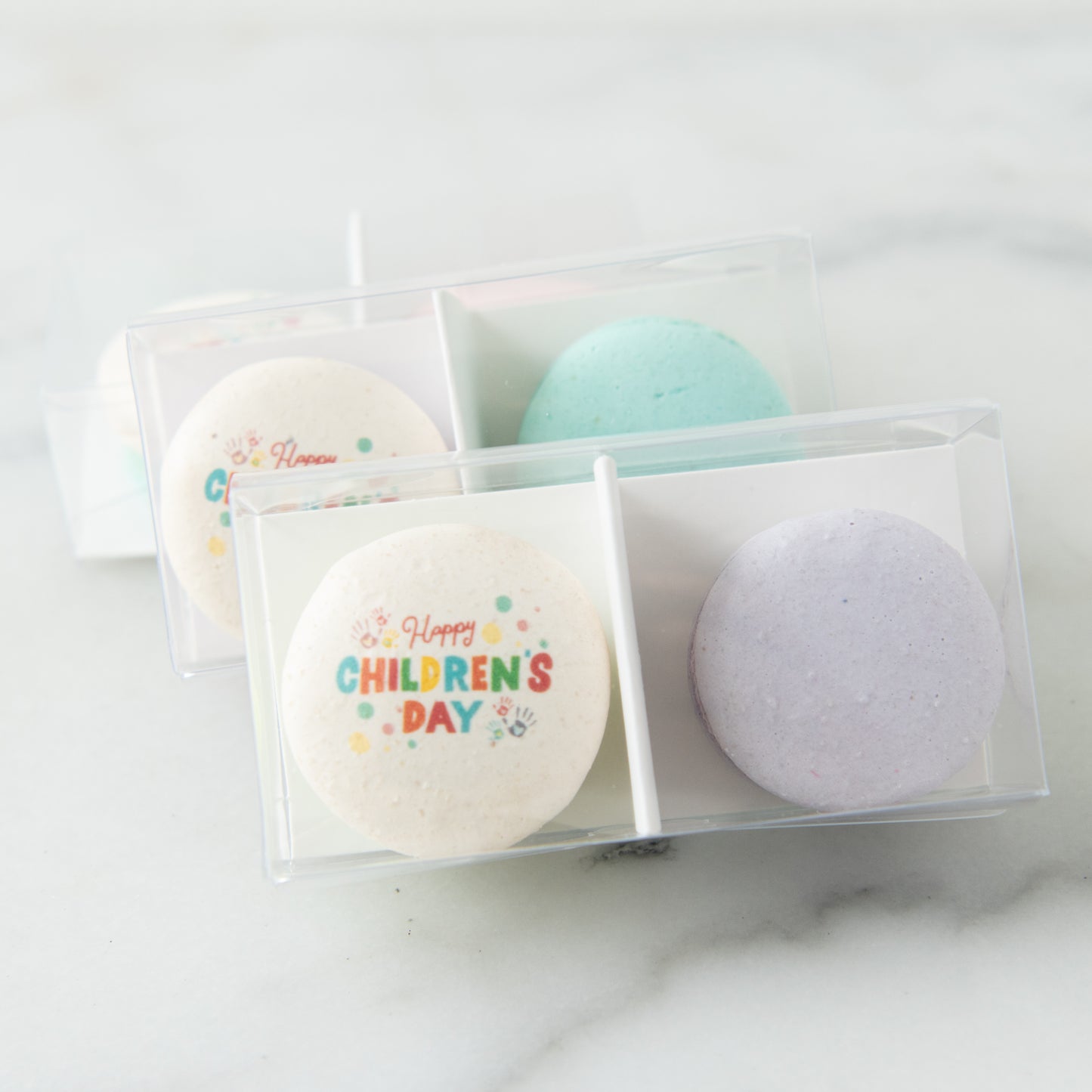 Happy Children's Day | 2 pcs macaron set  | Early Bird Special | Price $7.80 nett