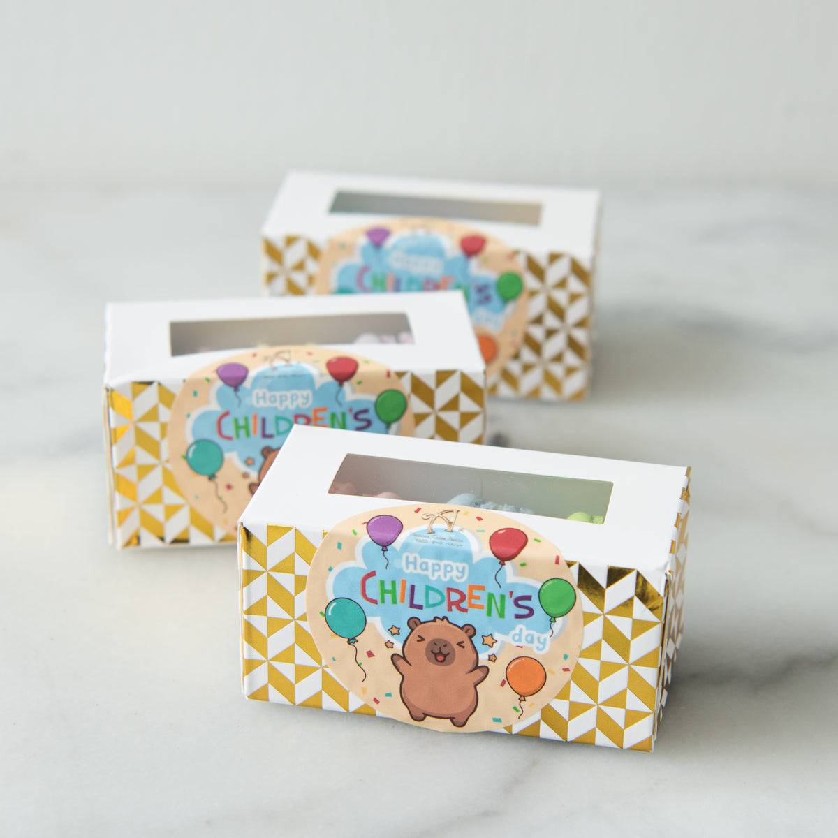 Happy Children's Day | Bundle of 10 Boxes x 3pcs Classic Happy Children's Day Box | $68