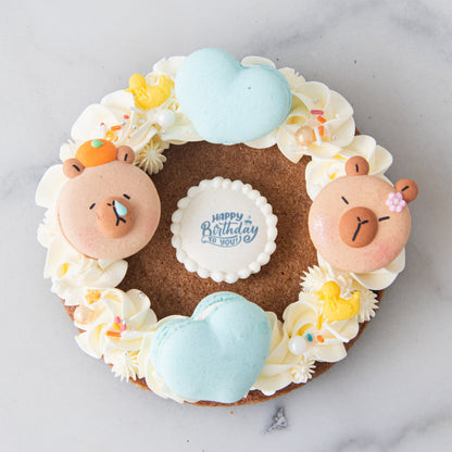 Capybara Dream Macaron Cookies Ring Petite | $35.80 Nett