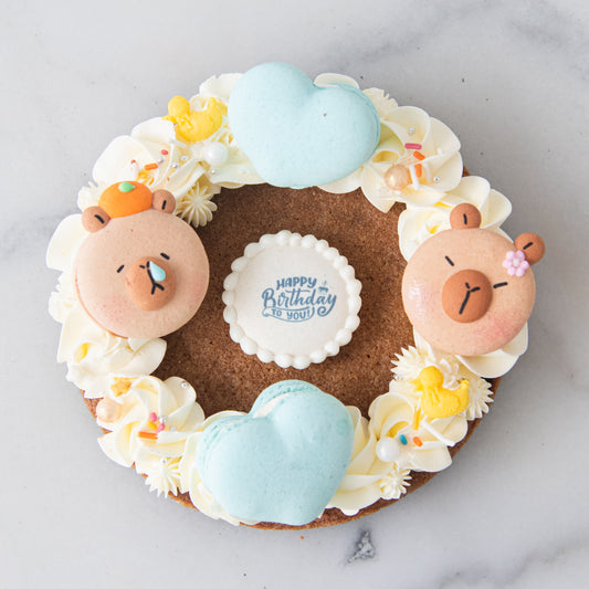 Capybara Dream Macaron Cookies Ring Petite | $35.80 Nett