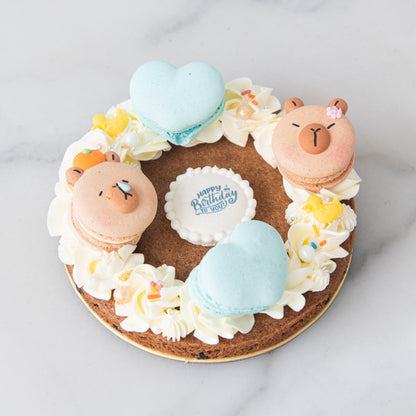 Capybara Dream Macaron Cookies Ring Petite | $35.80 Nett