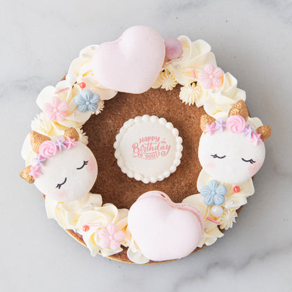 Unicorn Dream Macaron Cookies Ring Petite | $35.80 Nett