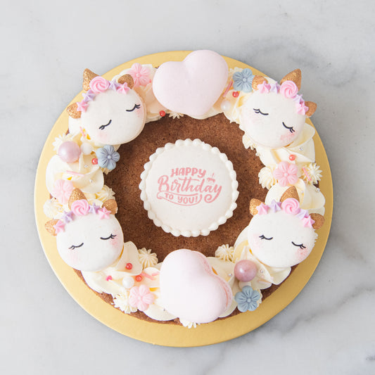 Unicorn Dream Macaron Cookies Ring Upsize | $51.80 Nett