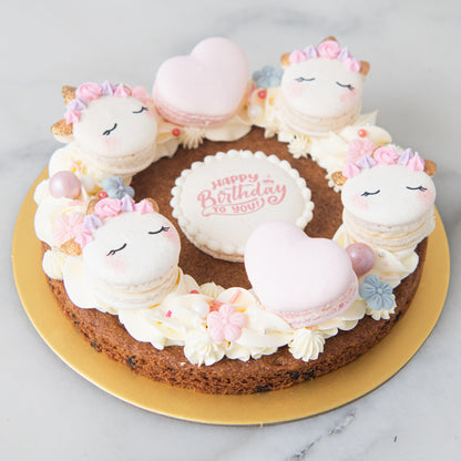 Unicorn Dream Macaron Cookies Ring Upsize | $51.80 Nett