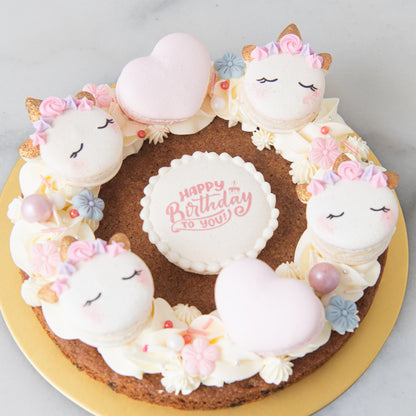 Unicorn Dream Macaron Cookies Ring Upsize | $51.80 Nett