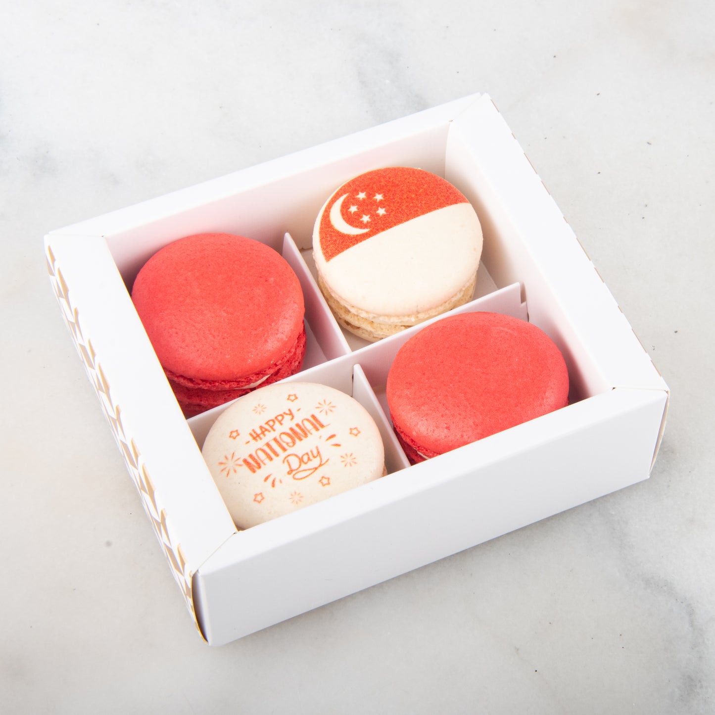 Happy National Day | Sweet Lah! 4in1 Macaron Set | $11.80 Nett