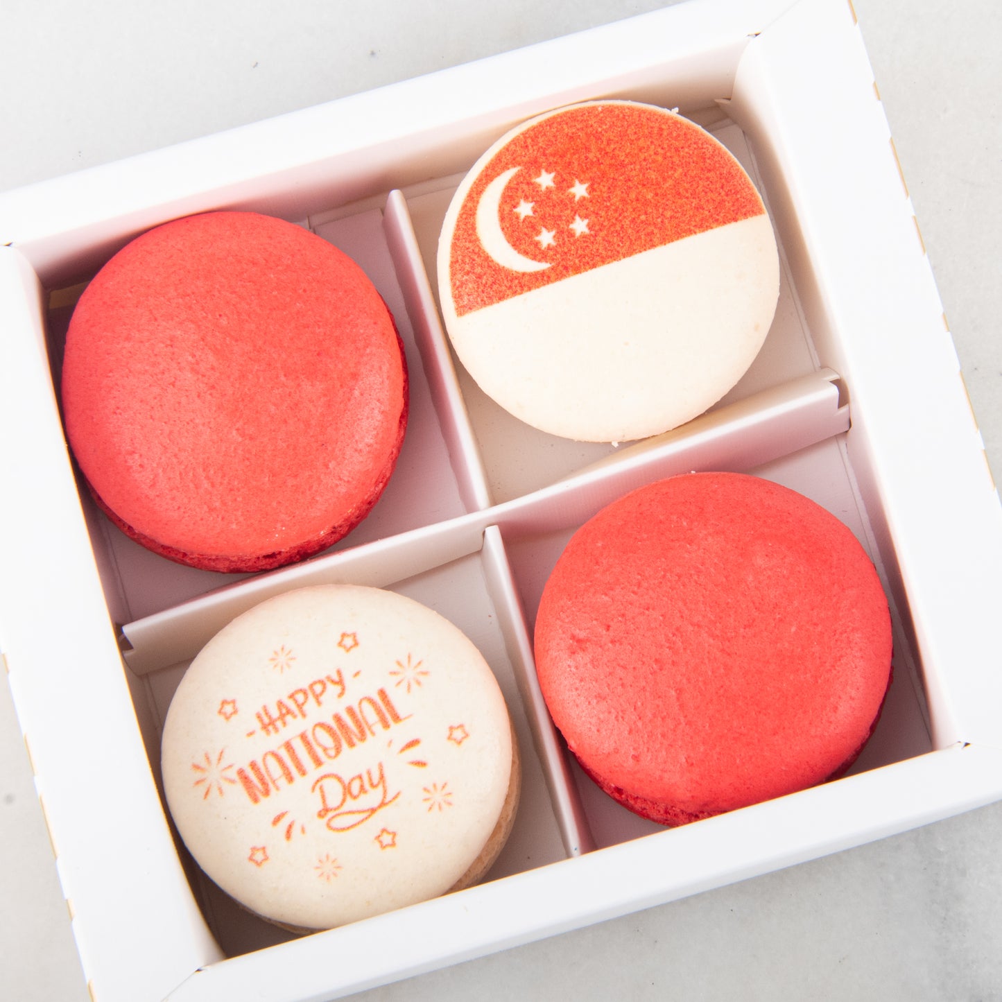 Happy National Day | Sweet Lah! 4in1 Macaron Set | $11.80 Nett