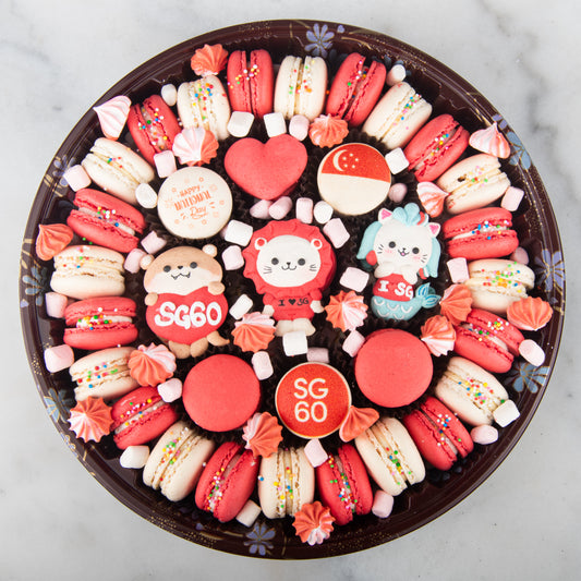 Happy National Day | This is home Jumbo Treasure Macaron Set | $128 Nett