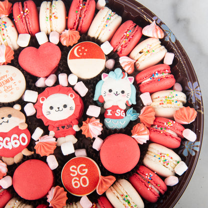 Happy National Day | This is home Jumbo Treasure Macaron Set | $128 Nett