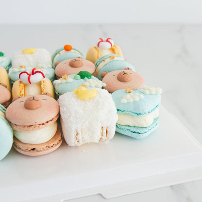 16 pcs Chill Time Capybara Fatcarons | $118 Nett