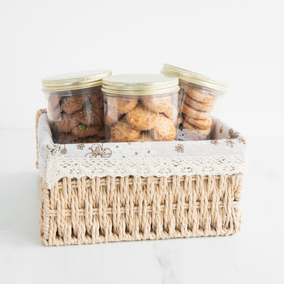 Eggless* | Happy Deepavali | Bundle of 3 Basket Eggless Cookies | $55.80 Nett