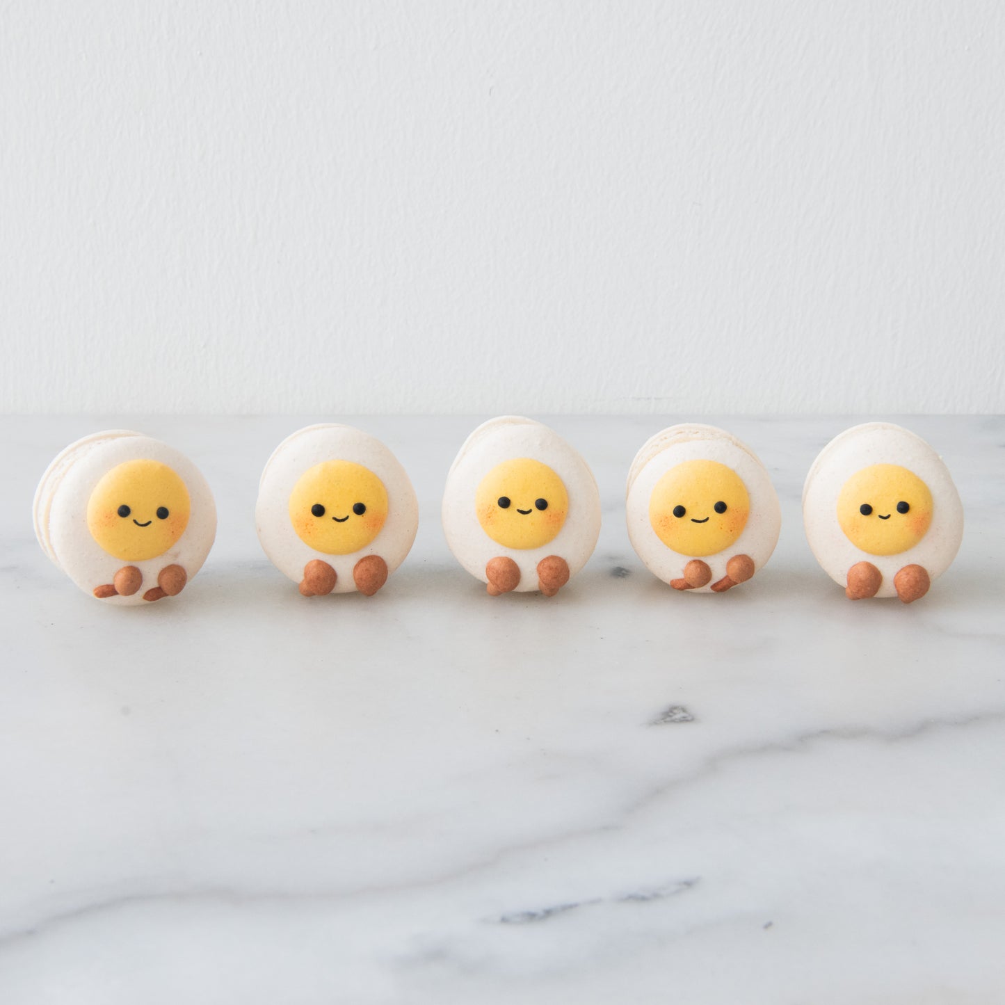 *New* 12pcs Smiley Egg Macaron In Gift Box | $39.90 Nett