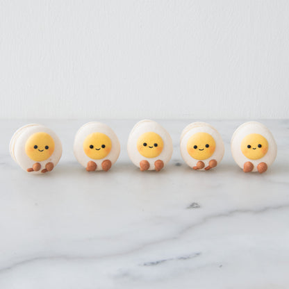*New* 12pcs Smiley Egg Macaron In Gift Box | $39.90 Nett