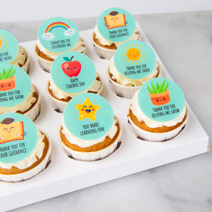 Happy Teacher's Day | Smart & Sweet 12pcs cupcakes |  $65.80  nett only