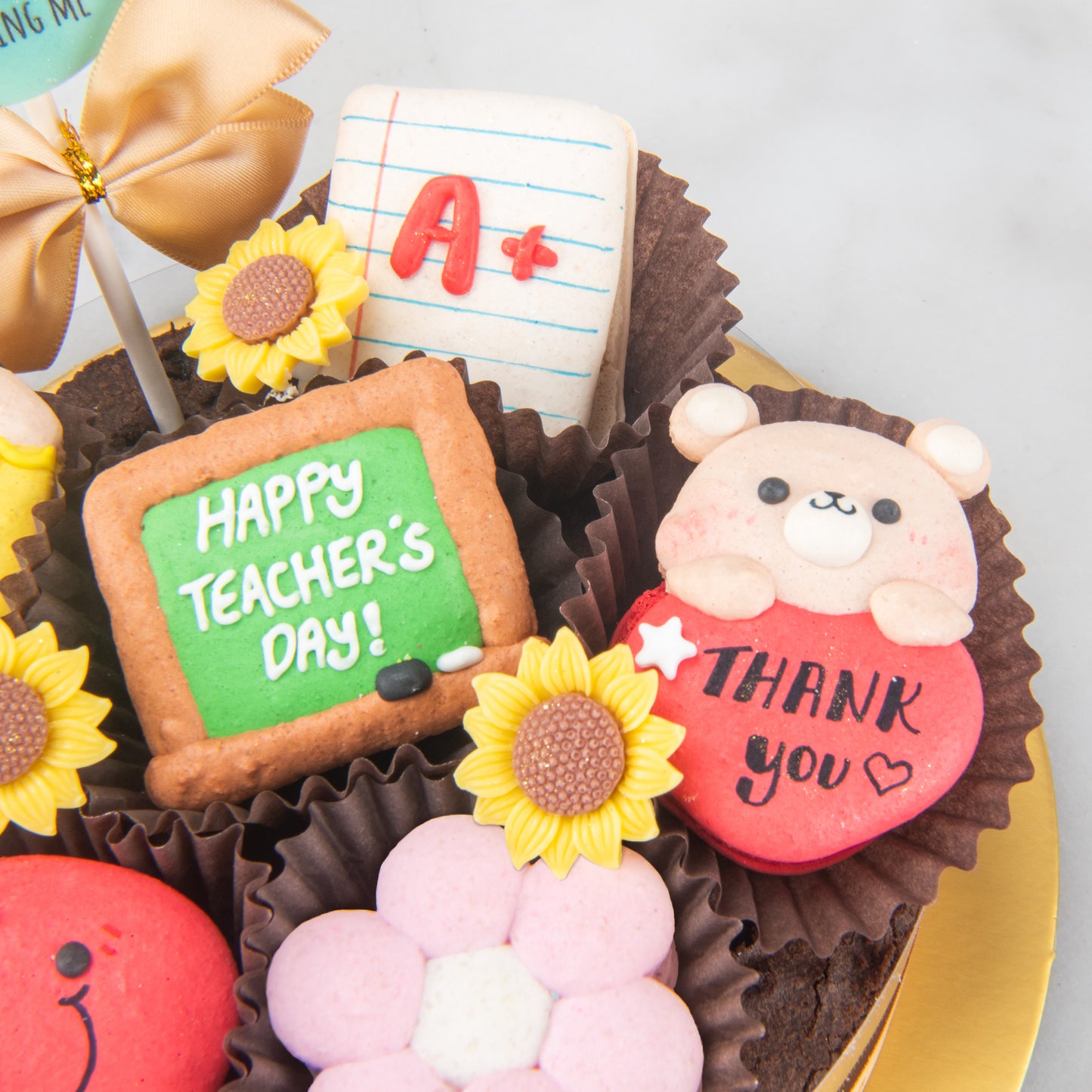 Happy Teacher's Day | A+ Appreciation Macaron Brownie Surprise | $58.80 Nett