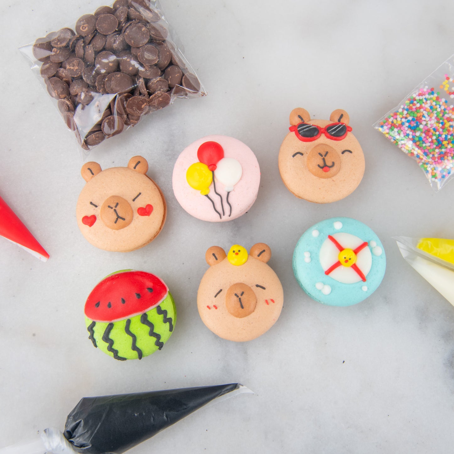 Capybara DIY Macaron Set | $19.90 Nett