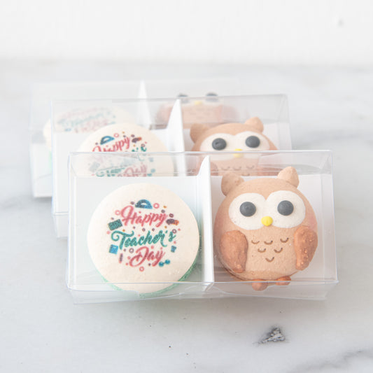 Happy Teacher's Day | 2in1 Wise Owl Macaron | $8.80 Nett