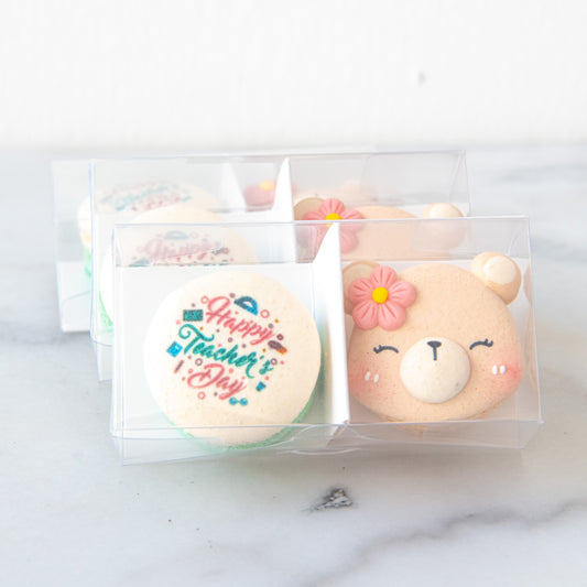 Happy Teacher's Day | 2in1 Female Bear Macaron | $8.80 Nett