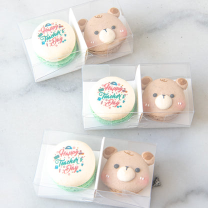 Happy Teacher's Day | 2in1 Male Bear Macaron | $8.80 Nett Only