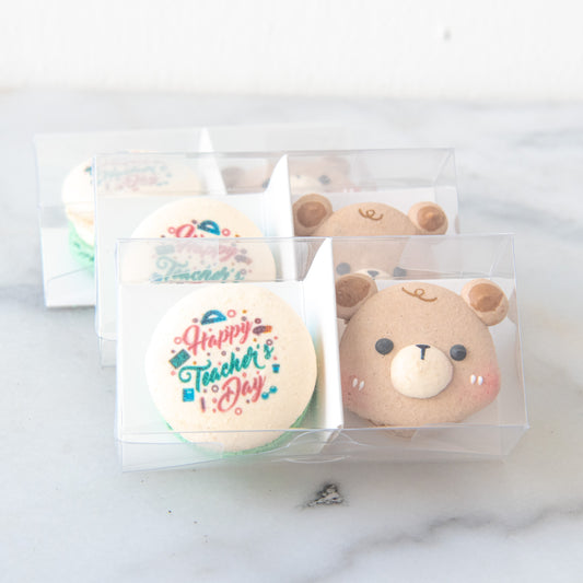 Happy Teacher's Day | 2in1 Male Bear Macaron | $8.80 Nett Only