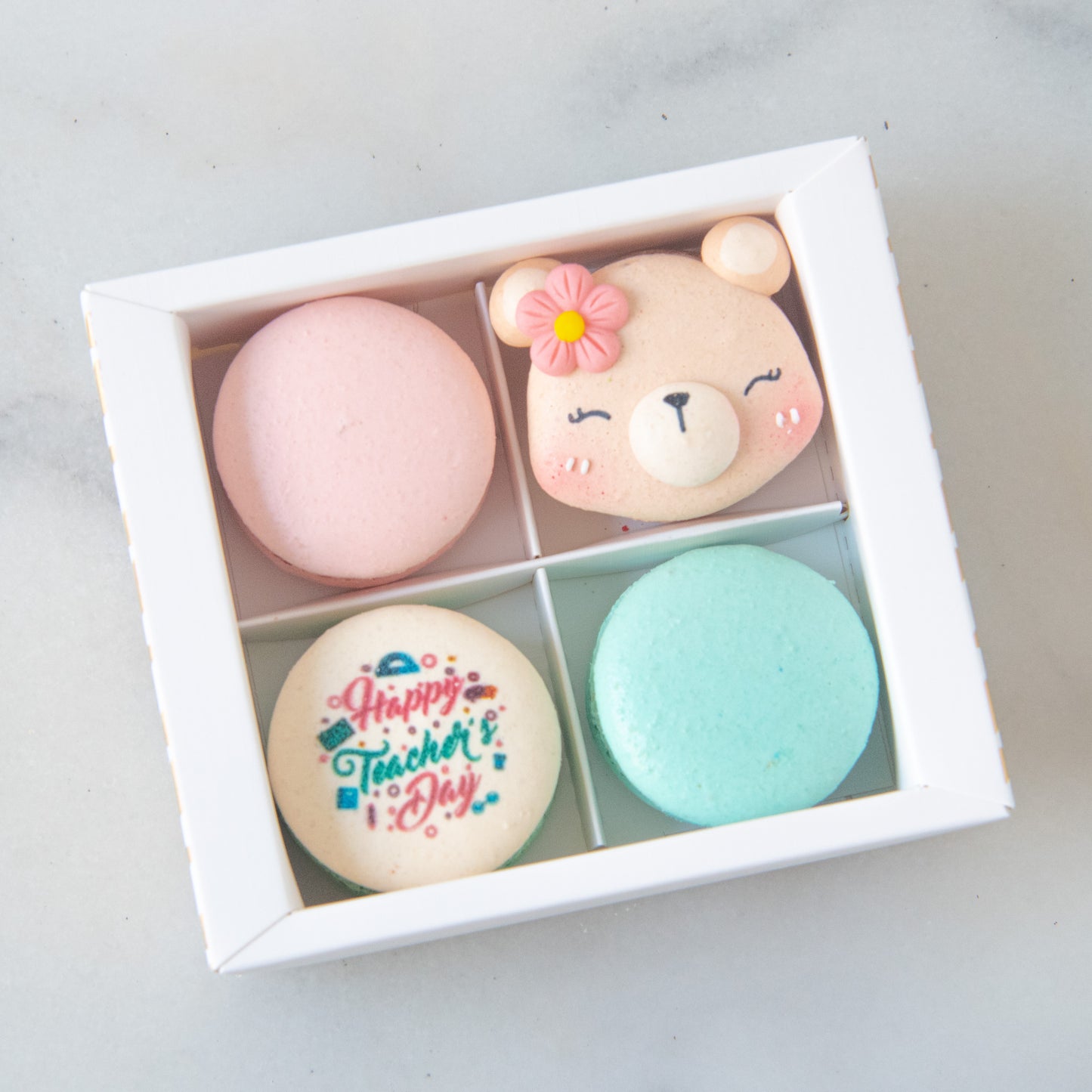 Happy Teacher's Day | 4in1 Female Bear Macaron | $13.80 Nett